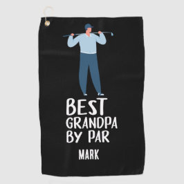 Beste opa van Par Grootvader Golfhanddoek