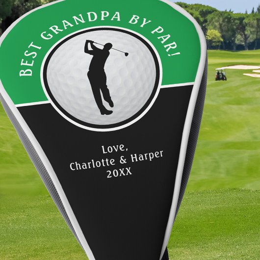Beste opa van Par maat gemaakt Golfheadcover