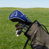 Beste opa van par Modern Blue Custom Name Golfheadcover (Insitu)