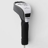 Beste opa van PAR Retro Font Golfheadcover (Schuin)