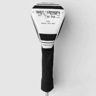 Beste opa van PAR Retro Font Golfheadcover