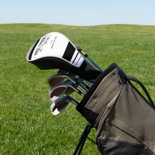 Beste opa van PAR Retro Font Golfheadcover (Insitu)