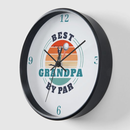 Beste opa van par retro vaderdag golf liefhebber (Hoek)