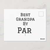 Beste Opa van par Simple Father's Grandfather Gi Briefkaart (Achterkant)