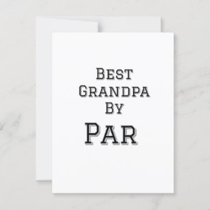 Beste Opa van par Simple Father's Grandfather Gi Briefkaart