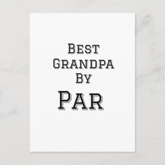 Beste Opa van par Simple Father's Grandfather Gi Briefkaart (Voorkant)
