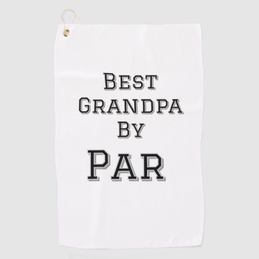 Beste Opa van par Simple Father's Grandfather Gi Golfhanddoek (Voorkant)