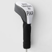 Beste Opa van par Simple Father's Grandfather Gi Golfheadcover (Schuin)