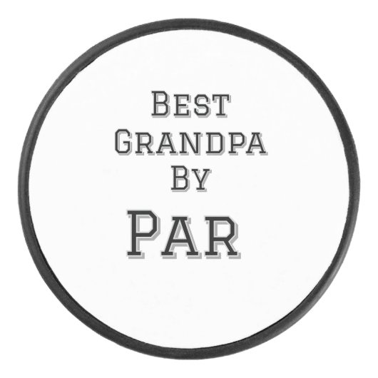 Beste Opa van par Simple Father's Grandfather Gi Hockey Puck (Voorkant)