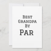 Beste Opa van par Simple Father's Grandfather Gi Kaart (Achterkant)