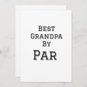 Beste Opa van par Simple Father's Grandfather Gi Kaart (Voorkant / Achterkant)