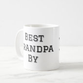 Beste Opa van par Simple Father's Grandfather Gi Koffiemok (Voorkant links)