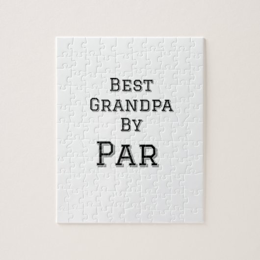 Beste Opa van par Simple Father's Grandfather Gi Legpuzzel (Verticaal)