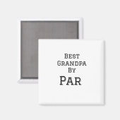 Beste Opa van par Simple Father's Grandfather Gi Magneet (Voorkant / Achterkant)