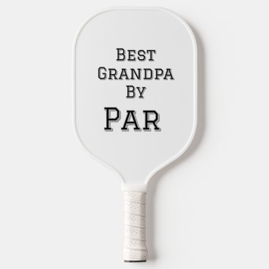 Beste Opa van par Simple Father's Grandfather Gi Pickleball Paddle (Voorkant)