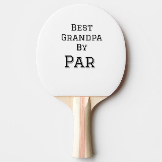 Beste Opa van par Simple Father's Grandfather Gi Tafeltennisbatje (Voorkant)
