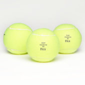 Beste Opa van par Simple Father's Grandfather Gi Tennisballen (Multi)