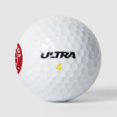 Beste opa van par | Vaderdag Grootouders Dag Golfballen (Logo)