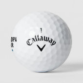Beste Opa van Par Vaderdag Personalized Golfballen (Logo)