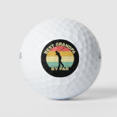 Beste opa van pot - Golfer Golfballen (Voorkant)