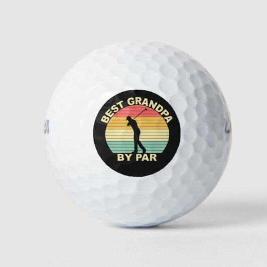 Beste opa van pot - Golfer Golfballen (Voorkant)