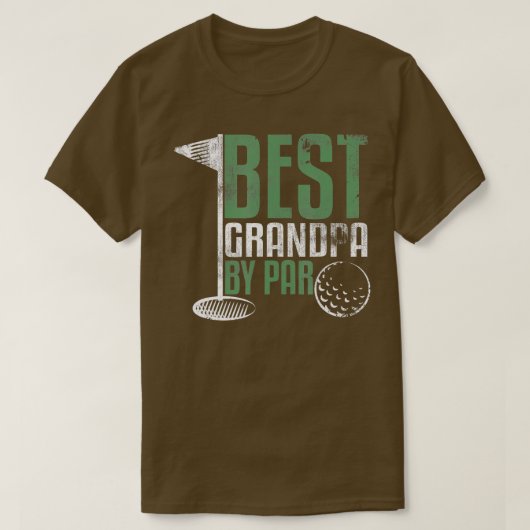 Beste opa van vaders Dag Golf Grandad Golfi T-shirt (Design voorkant)