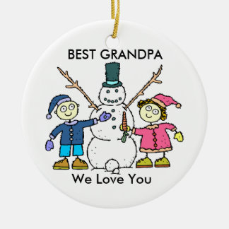 Beste opa-versiering keramisch ornament