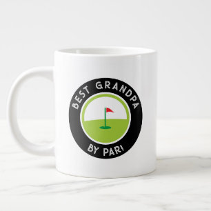 Beste opa volgens par Cute moderne golfer sport pl Grote Koffiekop