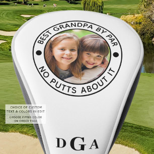 BESTE OPA VOLGENS PAR Foto Monogram Grappig Golfheadcover