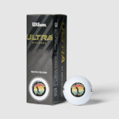 Beste opa volgens Par - Golfen Golfballen (Verpakking)