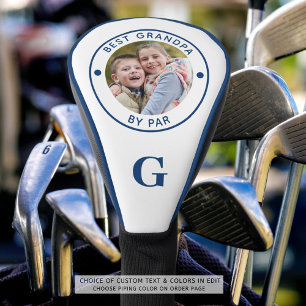 BESTE OPA VOLGENS PAR Monogram Foto Blauw Golfheadcover