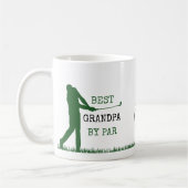 BESTE OPA VOLGENS PAR Monogram Golfer Koffiemok (Links)
