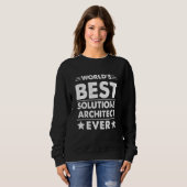 Beste oplossingsarchitect ter wereld ooit trui (Voorkant volledig)