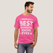 Beste orkestdocent ooit t-shirt (Voorkant volledig)