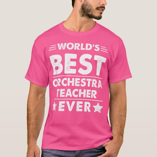 Beste orkestdocent ooit t-shirt (Voorkant)