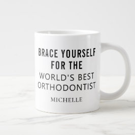 Beste orthodontist Gepersonaliseerde professionele Grote Koffiekop