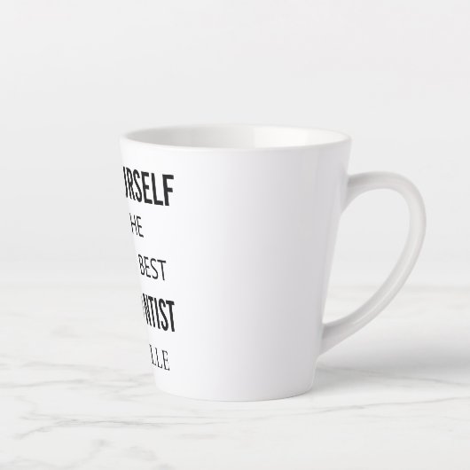 Beste orthodontist Gepersonaliseerde professionele Latte Mok (Rechts)