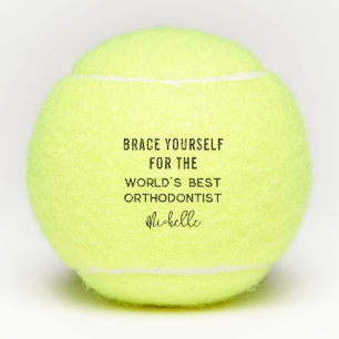 Beste orthodontist Gepersonaliseerde professionele Tennisballen