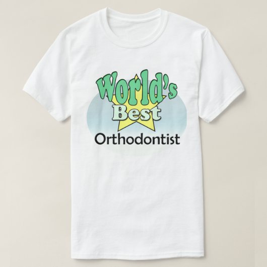 Beste orthodontist ter wereld t-shirt (Design voorkant)