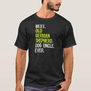 Beste Oude Duitse Herdershond Oom Ooit Raglan T-shirt