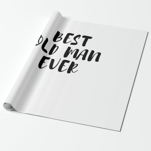 Beste oude man cadeaupapier (Uitgerold)