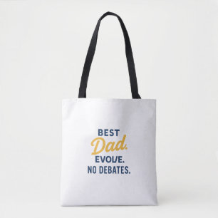 Beste ouder ooit Canvas tas Grappig geen debat c