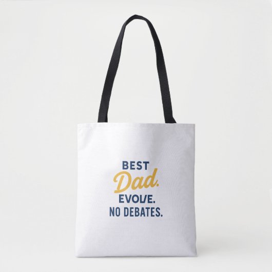 Beste ouder ooit Canvas tas | Grappig geen debat c (Voorkant)