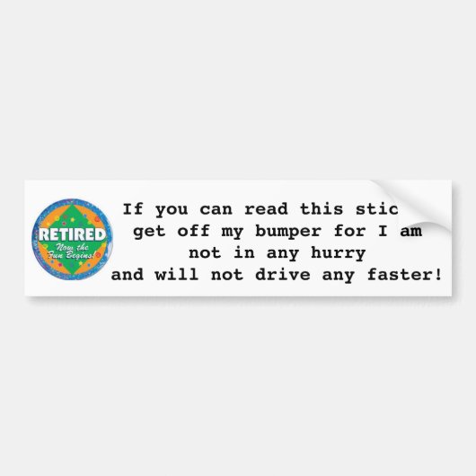 BESTE "OUDEREN" BUMPERSTICKER OOTJEVER (Voorkant)