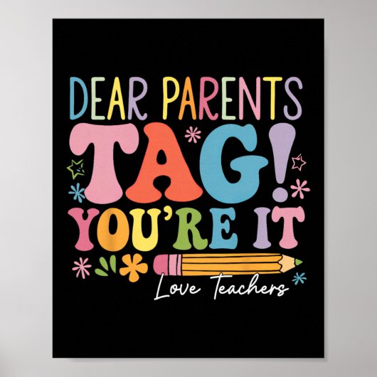 Beste ouders, jullie zijn aan de beurt! Liefdevoll Poster (Voorkant)