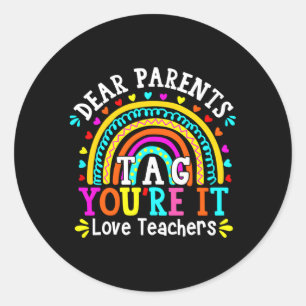 Beste Ouders Label Je bent It Love Teacher Laatste