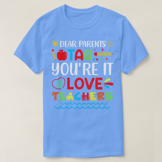 Beste ouders Label jullie IT-liefhebbers T-shirt (Design voorkant)