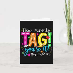 Beste ouders Label jullie IT-liefhebbers vorige da Kaart