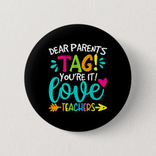 Beste ouders Label jullie IT-liefhebbers vorige da Ronde Button 5,7 Cm