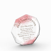 Beste ouders ooit bedankt / Coral / Gold Wedding Fotoblokken (Links)